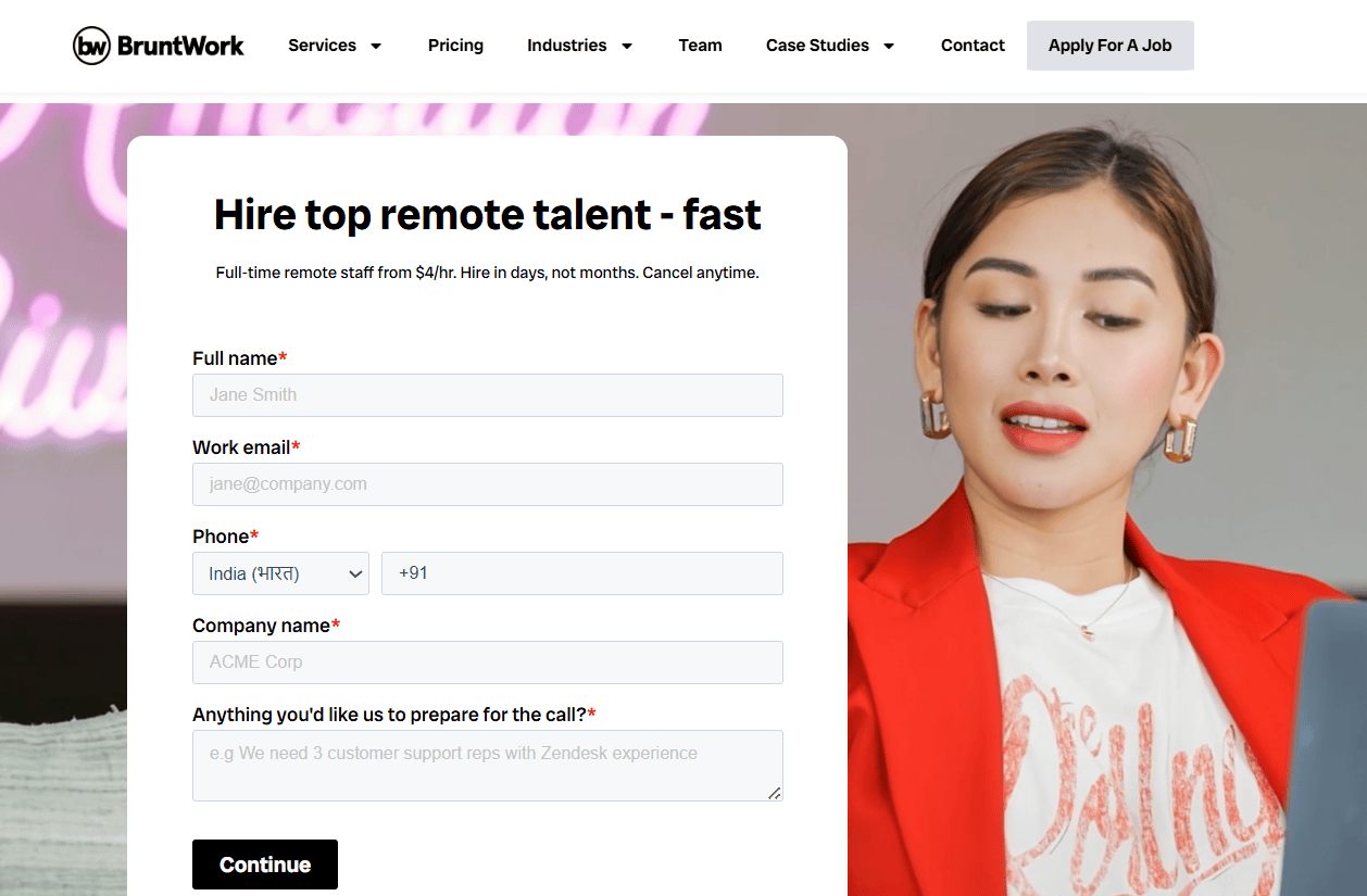 Top Virtual Assistant Providers Bruntwork