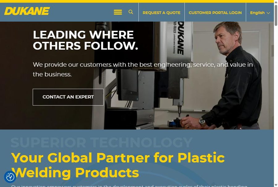DuKane Corporation website homepage