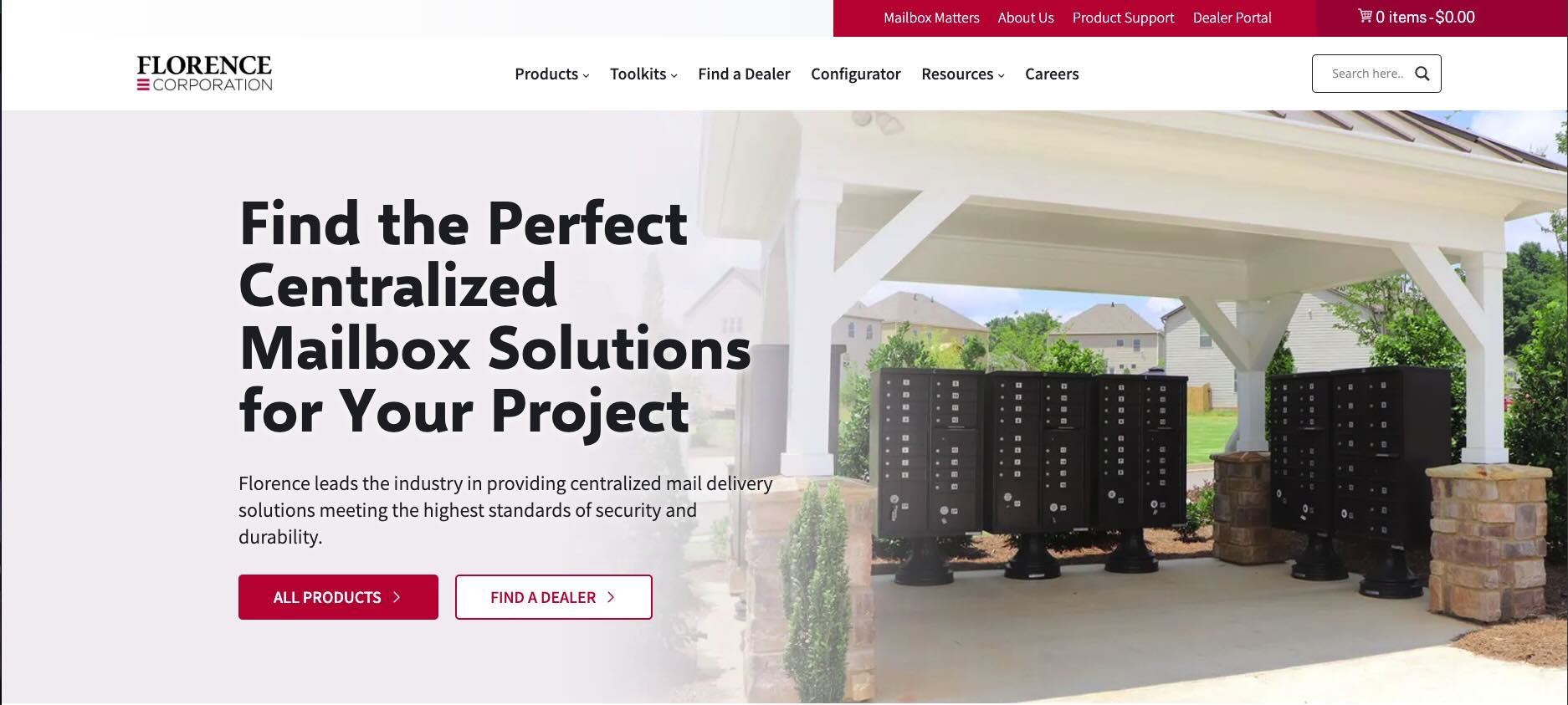 Florence Mailboxes Website For Auth-Florence, A Gibraltar Industries Company